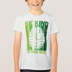 Green Ribbon Warrior &amp; Supporters - Mental Hea Tri-Blend Shirt