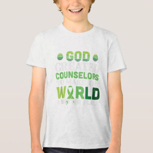 Green Ribbon Warrior &amp; Supporters - Mental Hea Tri-Blend Shirt