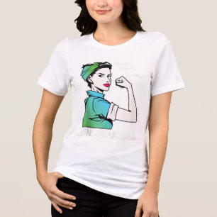 Green Ribbon Warrior &amp; Supporters - Mental Hea Tri-Blend Shirt