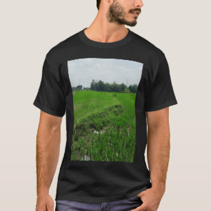 Green Rice Fields in the Midday Sun T-Shirt