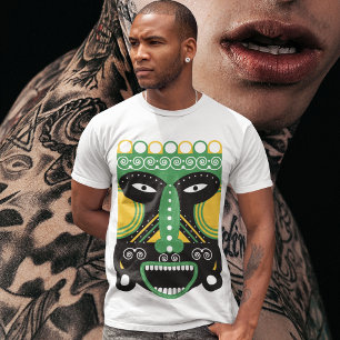 Green Ritual Mask T-Shirt