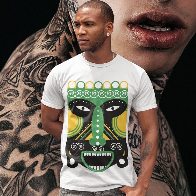 Green Ritual Mask T-Shirt (Creator Uploaded)