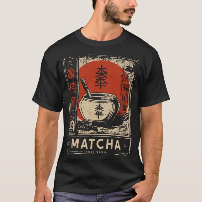 Green Ritual: Matcha Construct T-Shirt (Front)