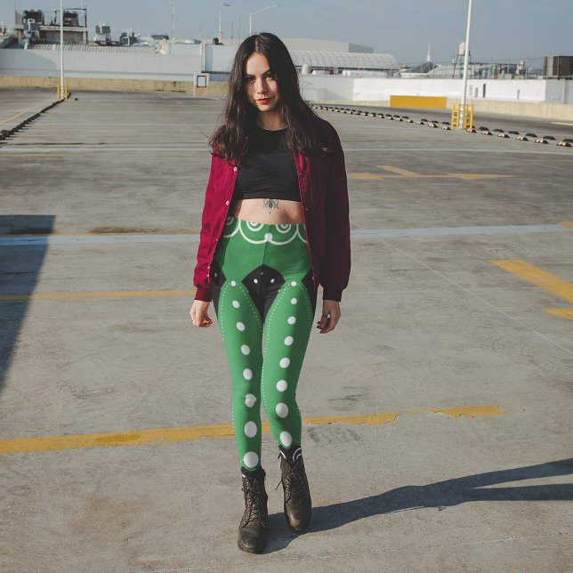 green ritual tribal leggings (Creator Uploaded)