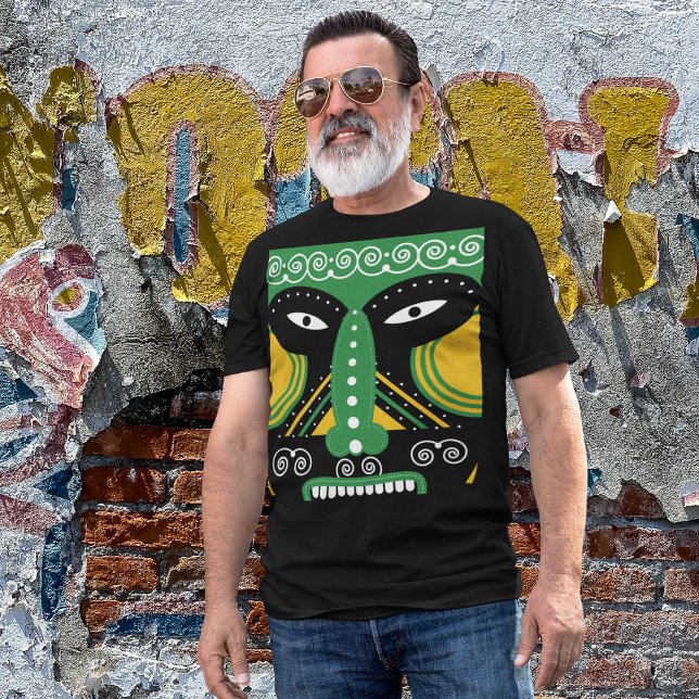 Green Ritual Tribal T-Shirt (Creator Uploaded)