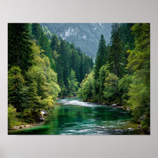 Green River Mountain Wall Art – Nature Forest Land