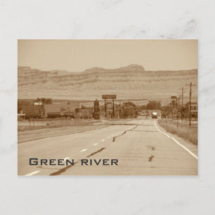 Green river postcard