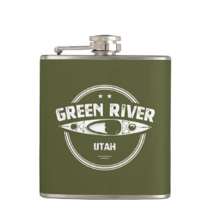 Green River Utah Kayaking Hip Flask