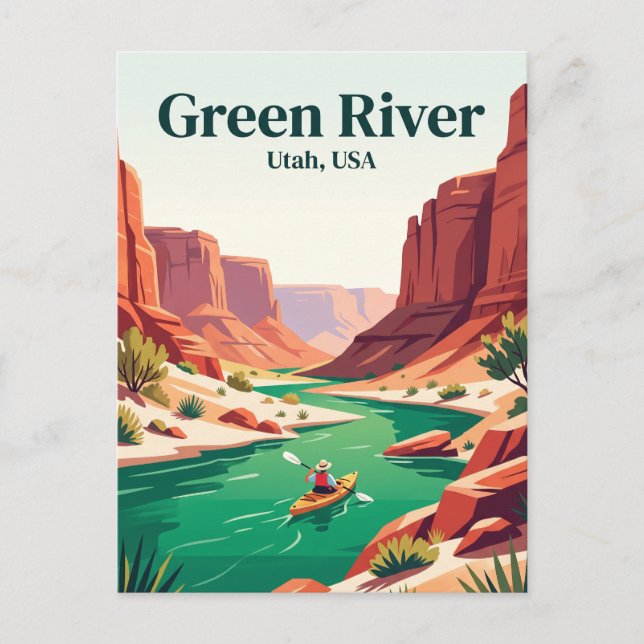 Green River Utah, USA Postcard (Front)