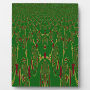 Green Robots Plaque
