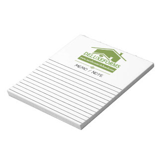 Green Roof Memo Notepad