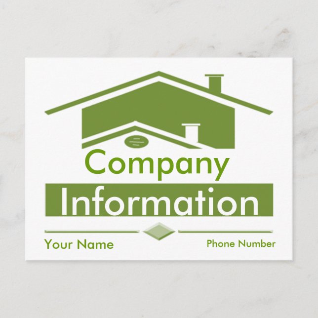 Green Roof Thank You Postcard (Front)