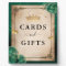 Green Rose and Gold Crown Cards and Gifts Sign