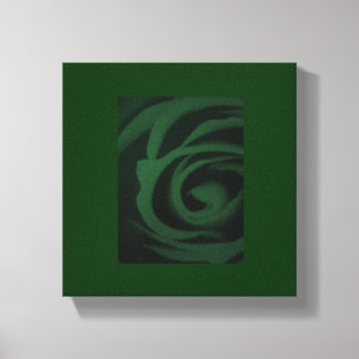 Green Rose Canvas Print