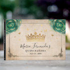 Green Rose Gold Crown Black Elegant