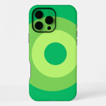 Green Round Apple iPhone 16 Pro Max Case