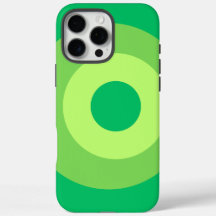 Green Round Apple iPhone 16 Pro Max Case