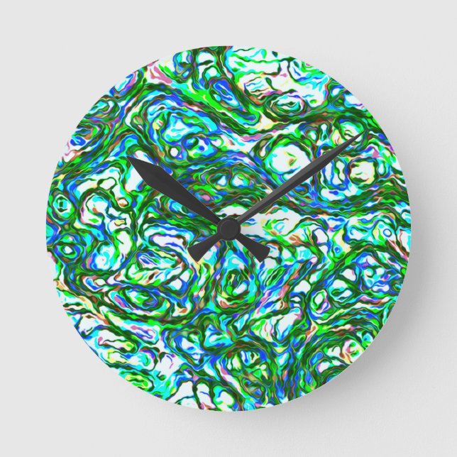 GREEN ROUND CLOCK (Front)