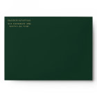 Green Royal Mediaeval Gold Sword Wedding Envelope