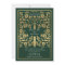 Green Royal Medieval Gold Sword Wedding QR Code