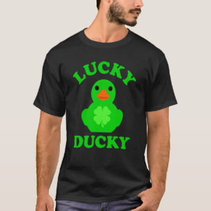 Green Rubber Duck Quack Four Leaf C Lucky Ducky 1 T-Shirt
