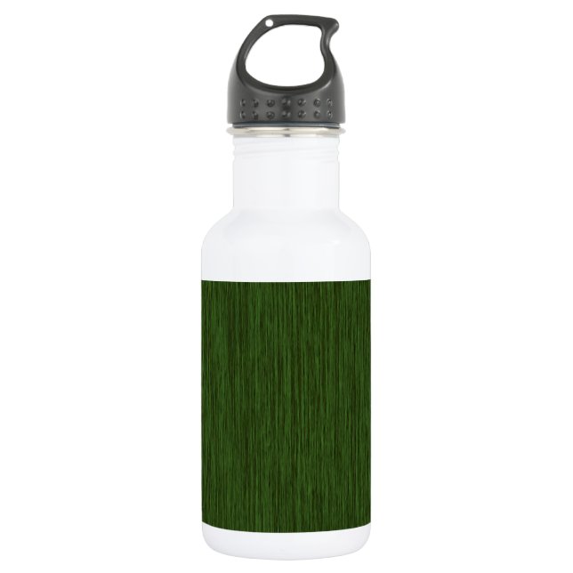 Green Rustic Grainy Wood Background 532 Ml Water Bottle (Front)