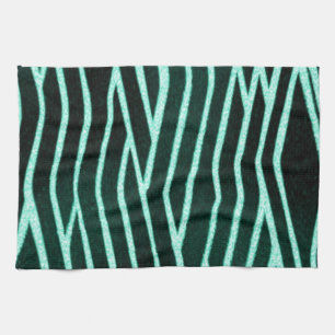 Green Safari Tea Towel