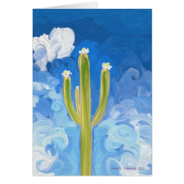 Green Saguaro, Blue Sky (Front)
