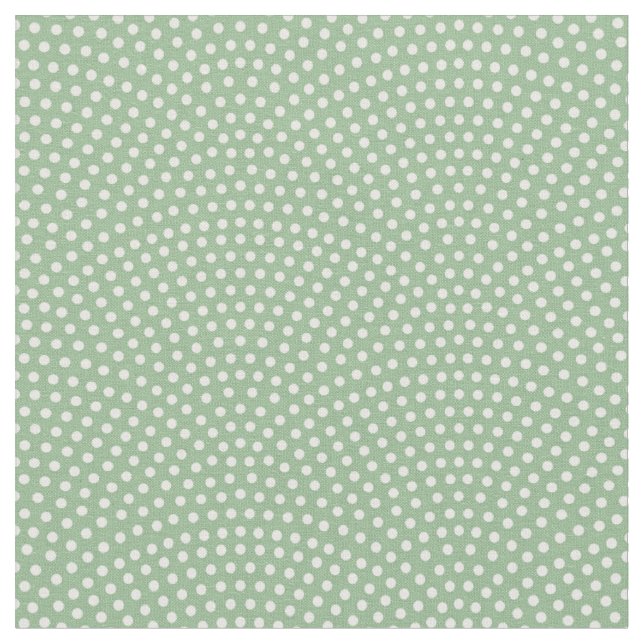 Green Same Komon (small scale) Fabric (Close Up)