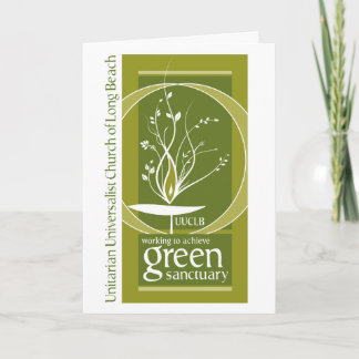 Green Sanctuary Greeting Cards