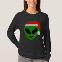 green santa alien emoji