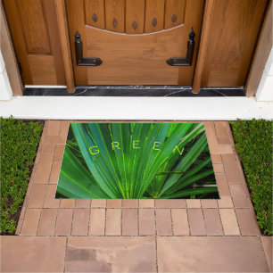 GREEN Saw Palmetto Door Mat
