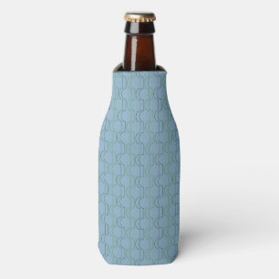 Green Scallops Bottle Cooler