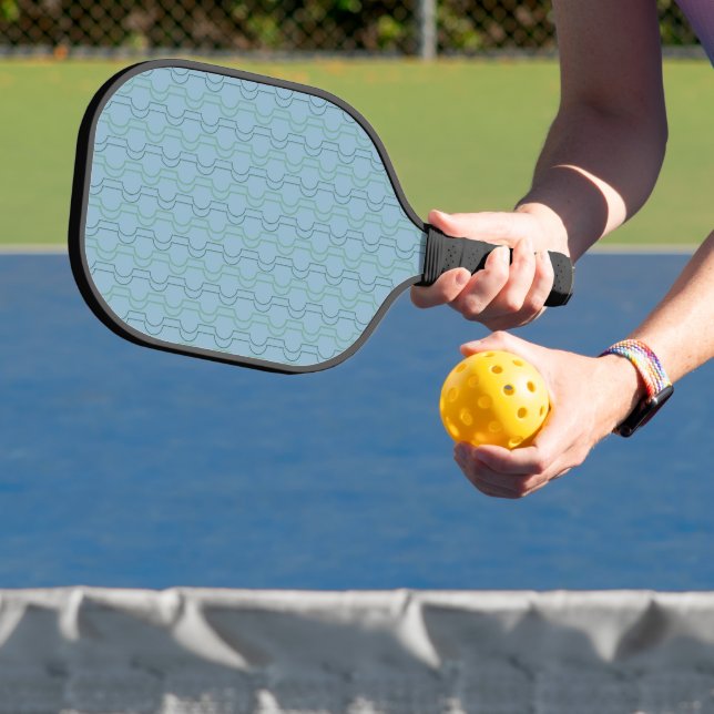 Green Scallops Pickleball Paddle (Insitu)