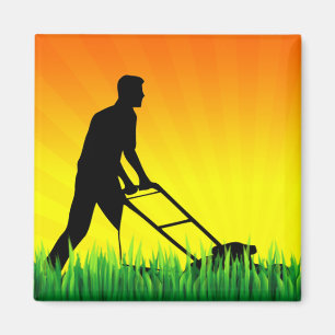 green scene lawn care magnet