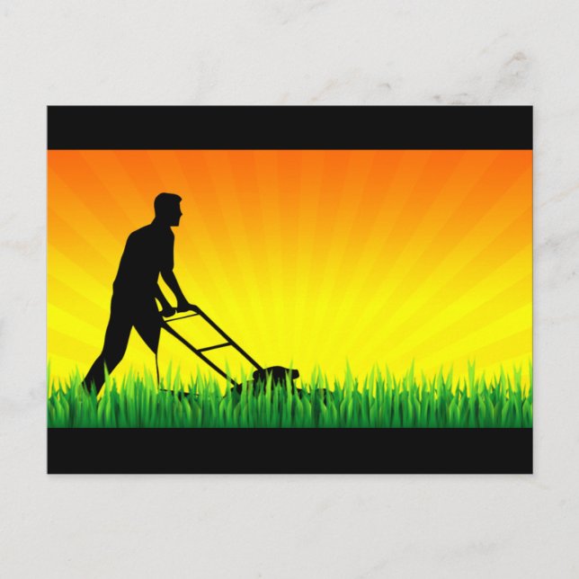 green scene lawn care postcard (Front)