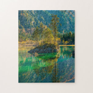 Green Scenic Puzzles Mountain Art Complex Jigsaw