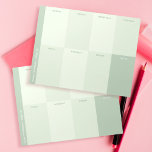 Green School Weekly Planner Notepad<br><div class="desc">The ultimate addition to your collection of pretty school supplies. Perfect for organising your week, this notepad is a back to school supplies essential and one of the school must haves for every student. Ideal for school supplies highschool, middle school supplies, and college school supplies, it combines functionality with style....</div>