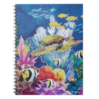 Green Sea Turtle Spiral Notebook