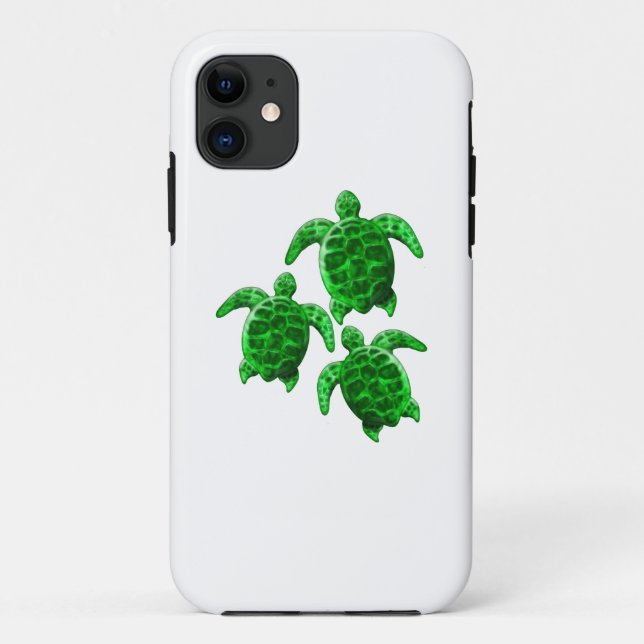 Green Sea Turtles Case-Mate iPhone Case (Back)