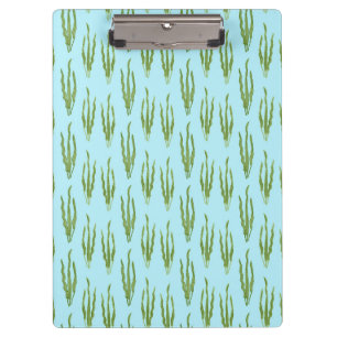Green Seaweed Ocean Plants Nature Lover Blue Water Clipboard