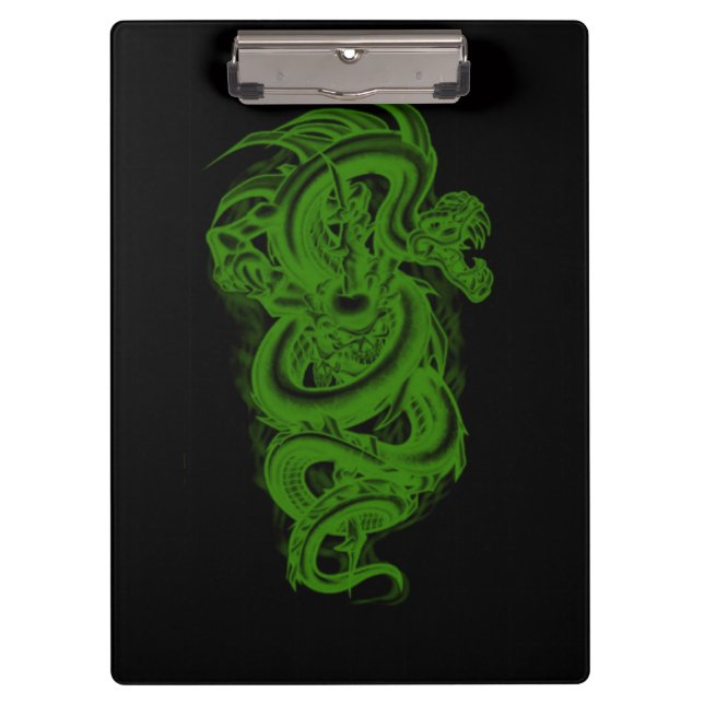 Green Serpent Clipboard (Front)