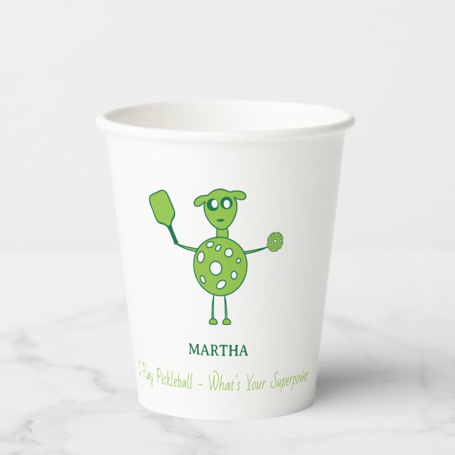 Green Serve & Sip Success Paper Cups (Front)