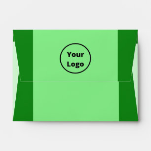 Green shades business pattern envelope
