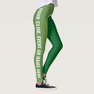 Green Shades Customisable Named Leggings