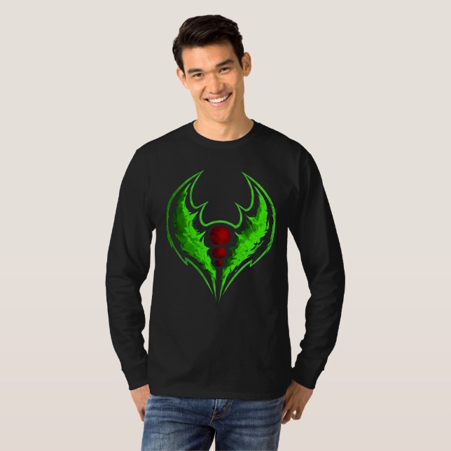 green Shadow Crest T-Shirt (Front Full)