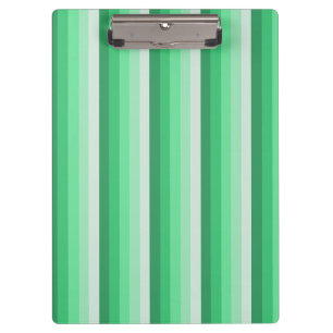 Green shadow stripes clipboard
