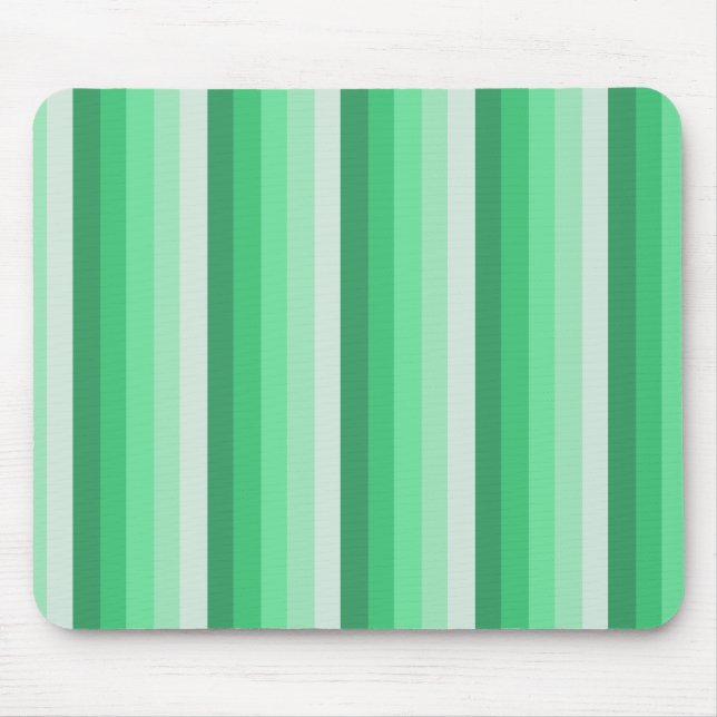 Green shadow stripes mouse pad (Front)