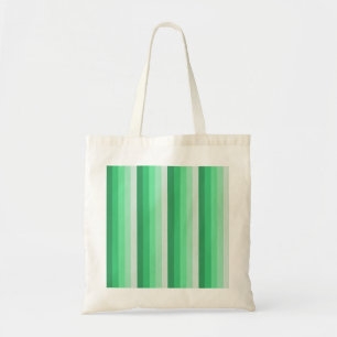 Green shadow stripes tote bag