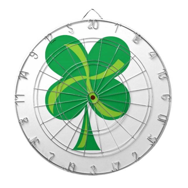 Green Shamrock Dartboard (Front)